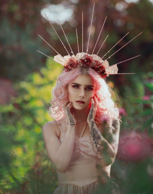 Krysten Bruderer in princess crown